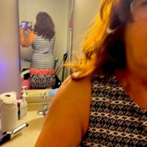 A large dress nice for spring or summer graduation parties or even out dancing